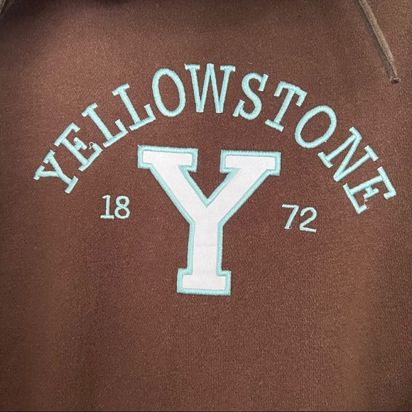 SOLD!!! Prairie Mountain vintage Yosemite brown hoodie sweatshirt|small| - Picture 3 of 6